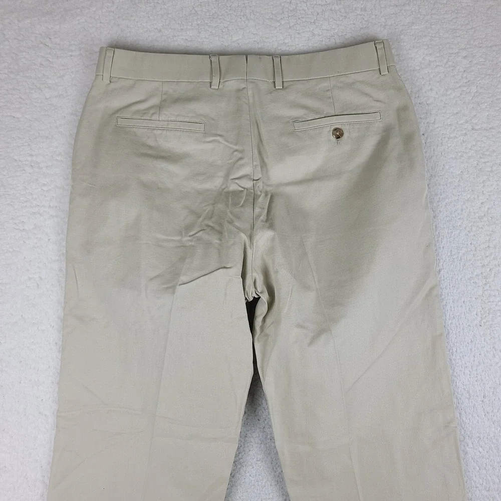 Banana Republic Pants Mens‎ 34x32 Stone Beige Cuffed Dress Slacks HEMMED